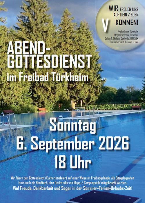 Abend-Gottesdienst im Freibad Türkheim Abend-Gottesdienst im Freibad Türkheim